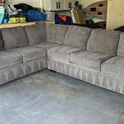 Gray Sectional Couch Sofa *Delivery!*