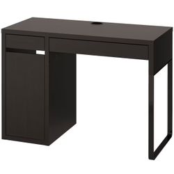 IKEA MICKE Desk – Black-Brown (41 3/8” x 19 5/8”)