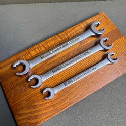 CRAFTSMAN 3pc SAE FLARE NUT WRENCH SET -USA-