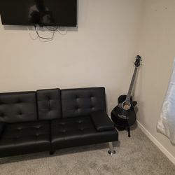 Sofa Bed Black  Like New  3 Months Old