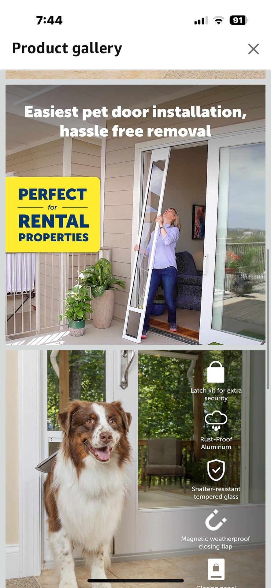 Door for Sliding Glass Doors