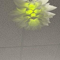 Modern Lotus Flower Shape Acrylic Pendant Light