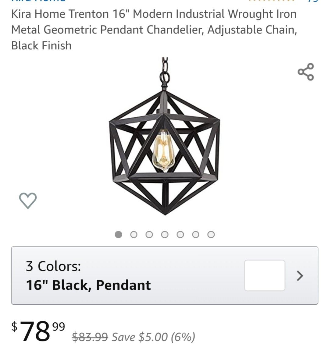 Geometric pendant