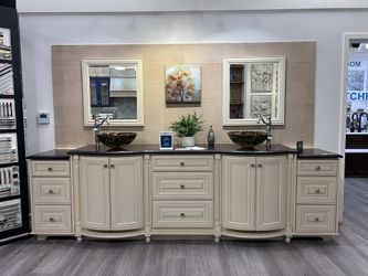 Bathroom Vanity All Wood 118” Wide