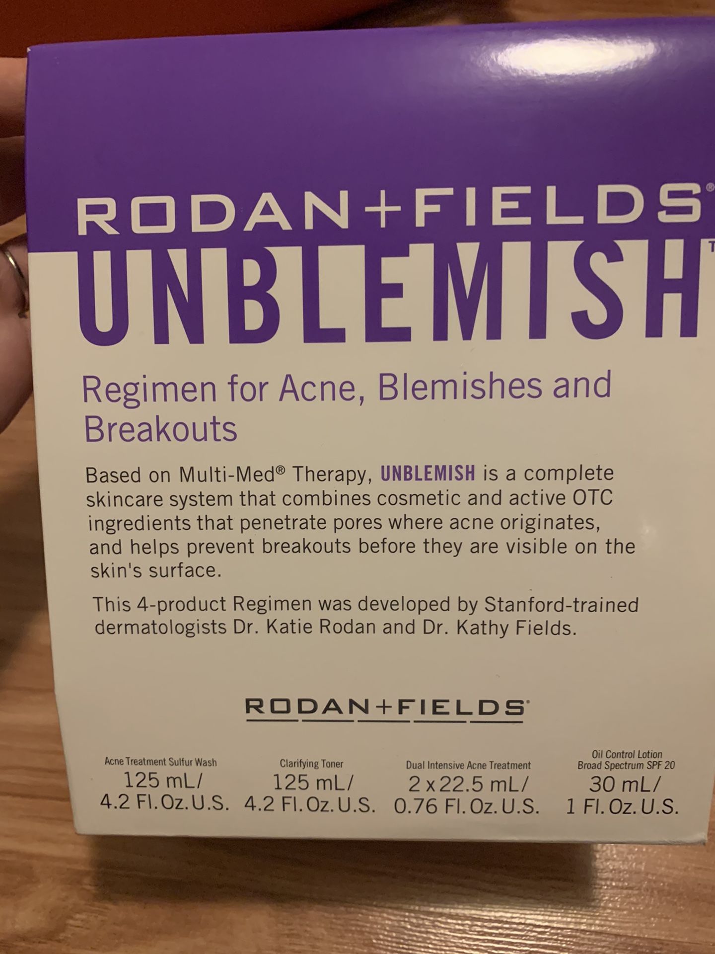 Rodan and Fields Unblemish Regimen