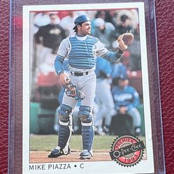1993 O-Pee-Chee Premier Mike Piazza #26 BASEBALL Los Angeles Dodgers