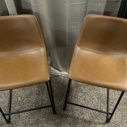 2 Barstools Barely Used 
