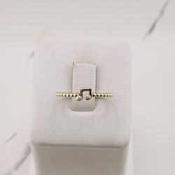 10k solid gold women’s ring music note - Anillo nota de música en oro
