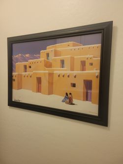 Original Deborah Hiatt Framed And Signed Print