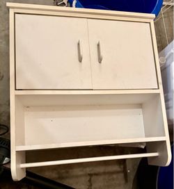 Clean Over-the-Toilet Shelf / Bathroom Cabinet – Space Saver