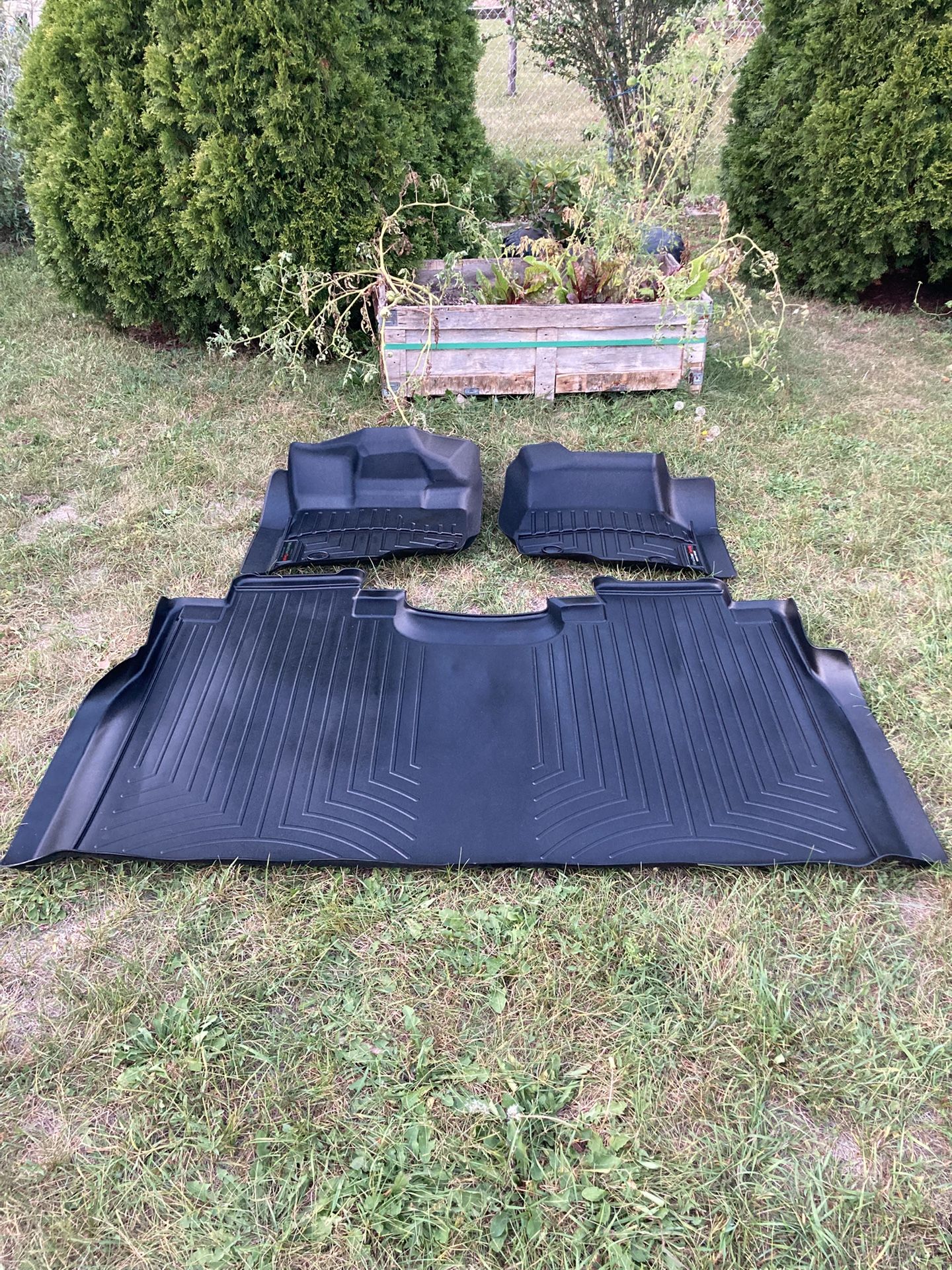 Weather Tech Floor Mats In Good Condition, They’ll Fit: 2015 To 2020 Ford F150 Crew Cab Trucks.