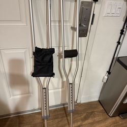 Crutches With Storage 