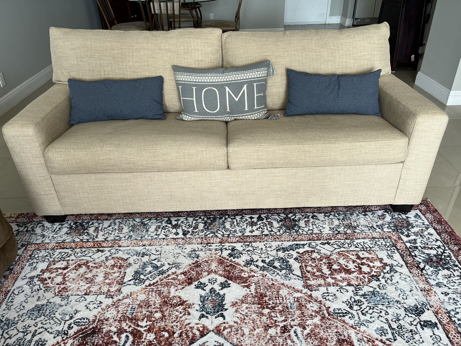 Beige Sofa Bed