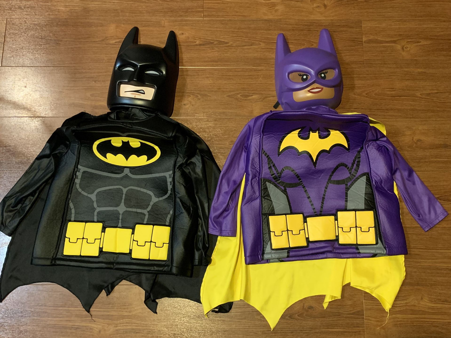 Lego Bat Man And Bat Woman Halloween Costumes 