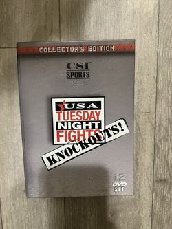 USA Tuesday Night Fights Knockouts 12 DVD Set Boxing Collector’s Edition Fights