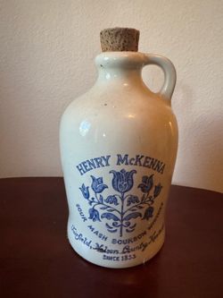 Vintage Stoneware Henry McKenna Whiskey Jug