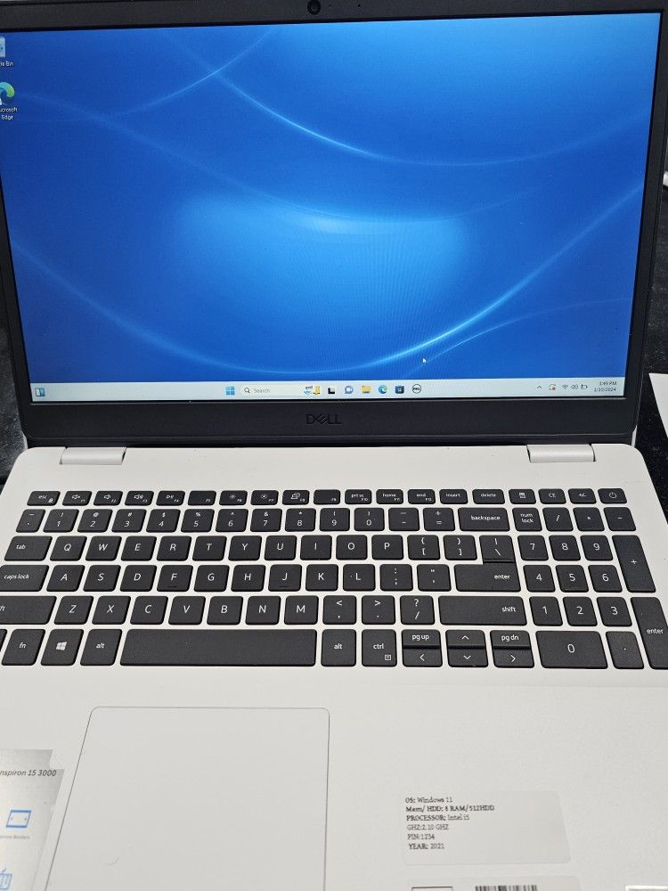 2021 Dell Inspiron 15 3000. ASK FOR RYAN. #00(contact info removed)