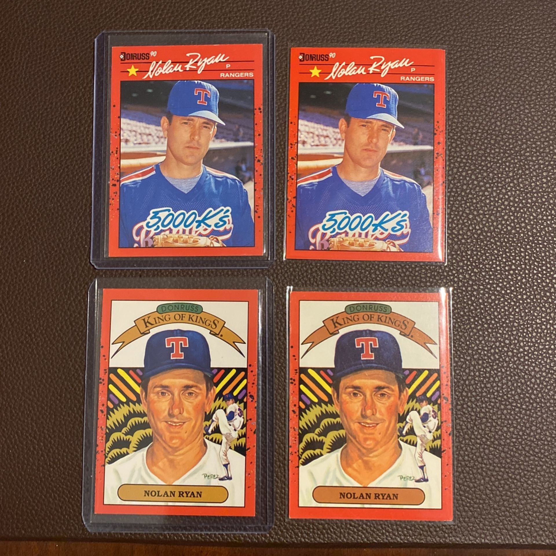 Nolan Ryan Error Set Of 4