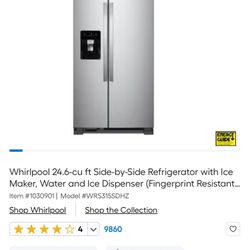 Whirlpool double door refrigerator