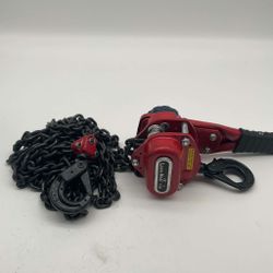 Lever Chain Hoist, 1.5 Ton Lifting 20 Feet