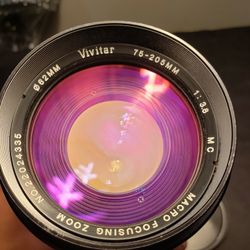 Vivitar 75-205mm F3.8 MC Macro Focusing Zoom