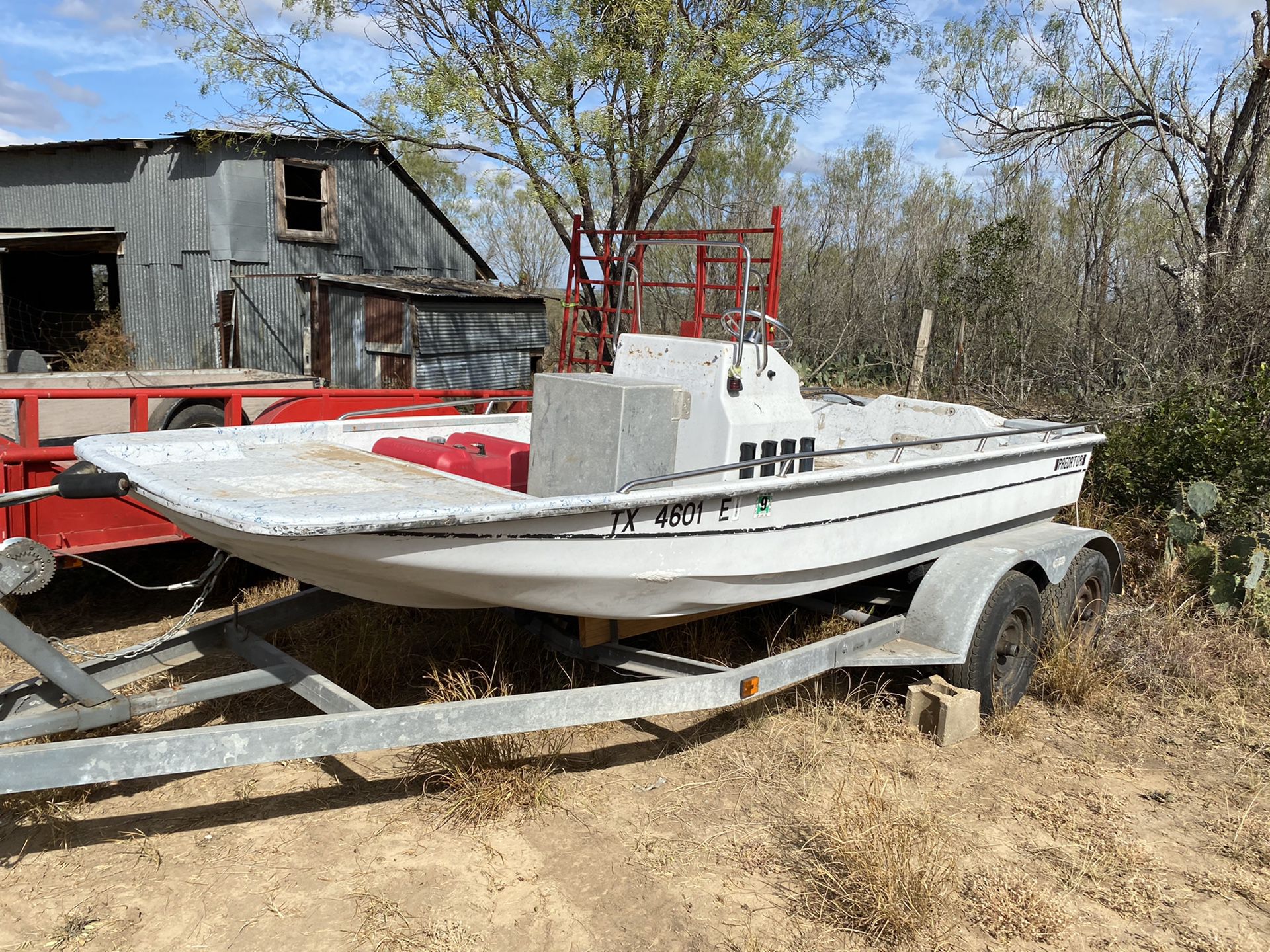Super channel flats boat with trailer