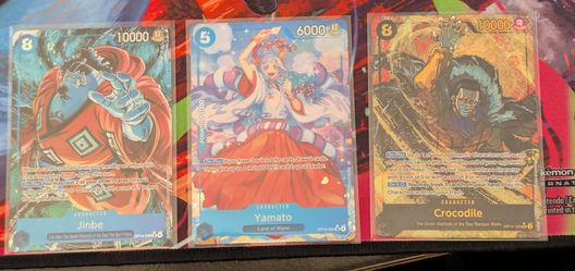 One Piece Card Game Alt Arts OP13 OP14 Jinbe Crocodile Yamato op14-049 op13-054 op14-120 Alternative