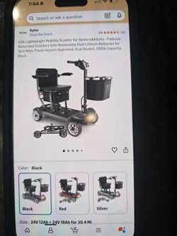 Motorized Rascal Scooter (New)