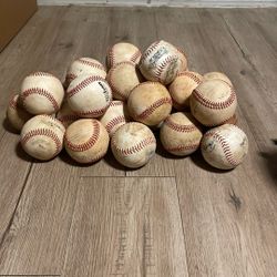Used Baseballs 