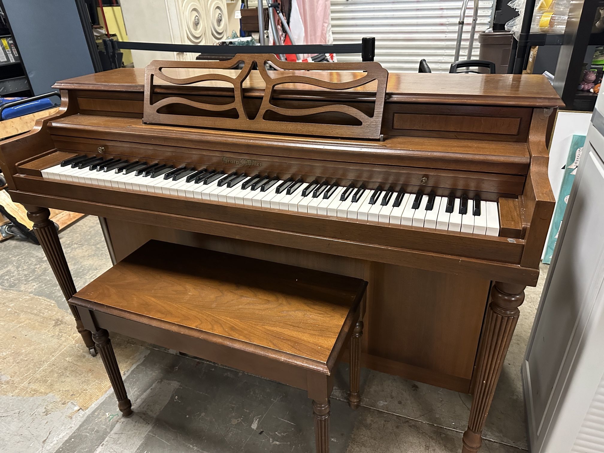 Vintage Henry F Miller Piano 