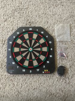 Electronic Soft Tip Dart Board Set – Includes Adapter & Darts