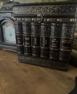 Vintage wine book holder