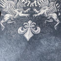 Vintage Y2K Affliction Gryphons Shirt Original Print