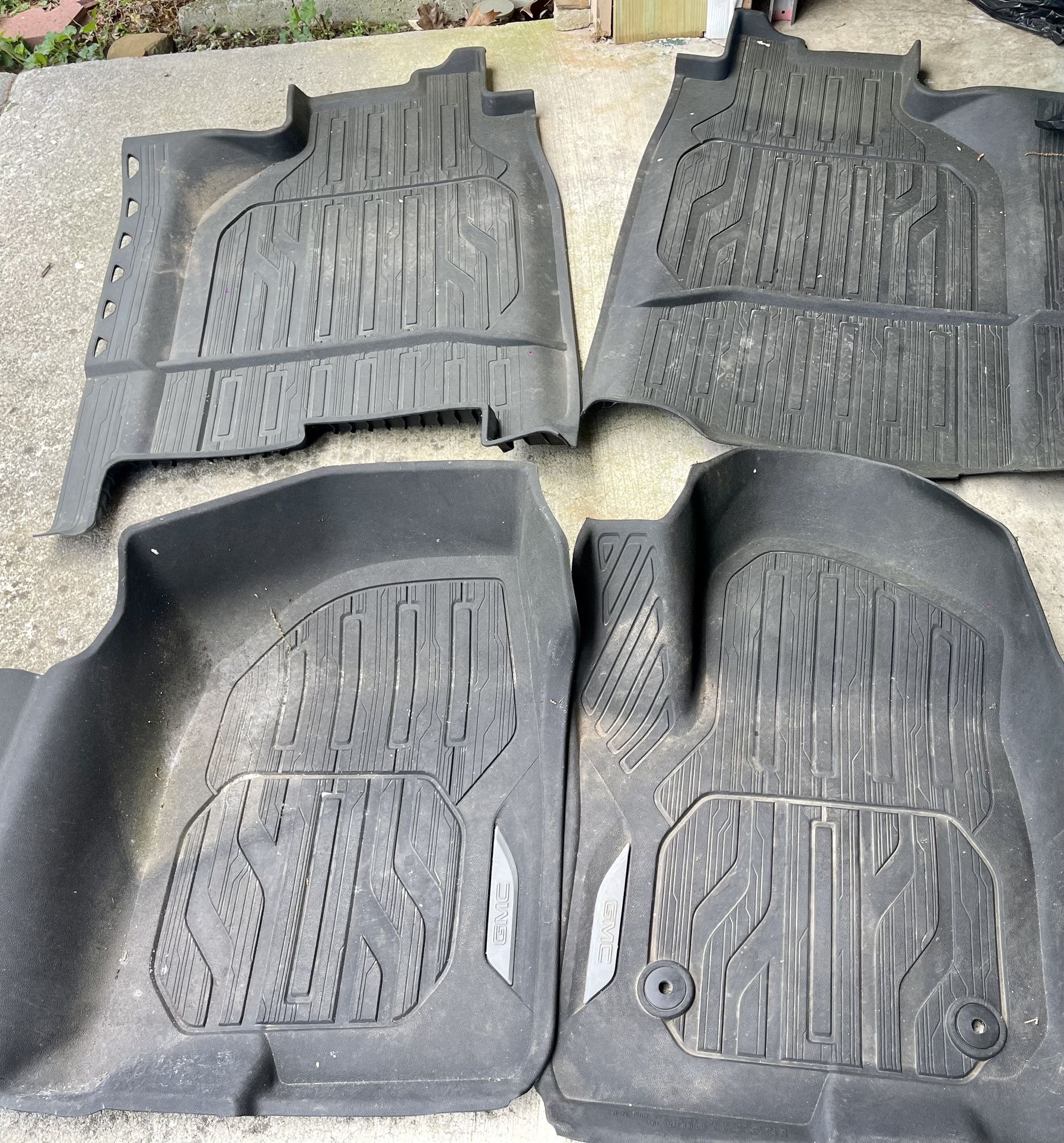 OEM 2020 GMC Sierra all weather floor mats. 