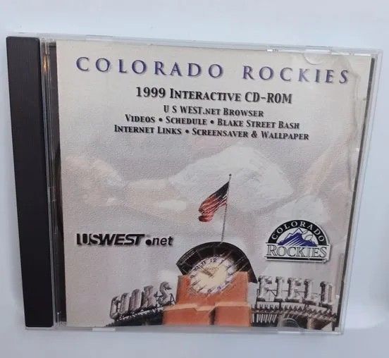 1999 Colorado Rockies interactive CD-ROM