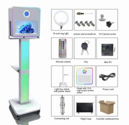 Photo Booth With Built In Touch Screen Computer 