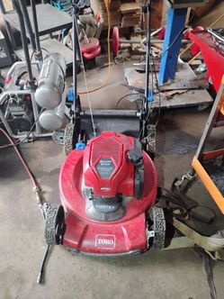 Toro self propelled mower