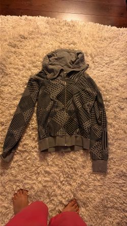 H&M Gray And Black Zip Up Jacket