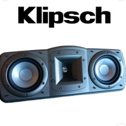 The Klipsch Synergy C-1 magnetically shielded, 2-way center channel speaker