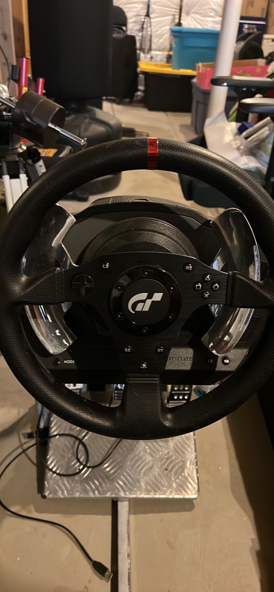 Thrustmaster T500rs Racing / Driving Sim Rig With Playseat