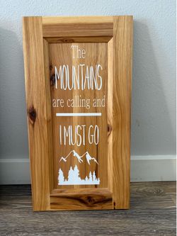 Outdoors wooden decoration