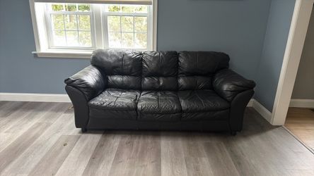 Leather couch