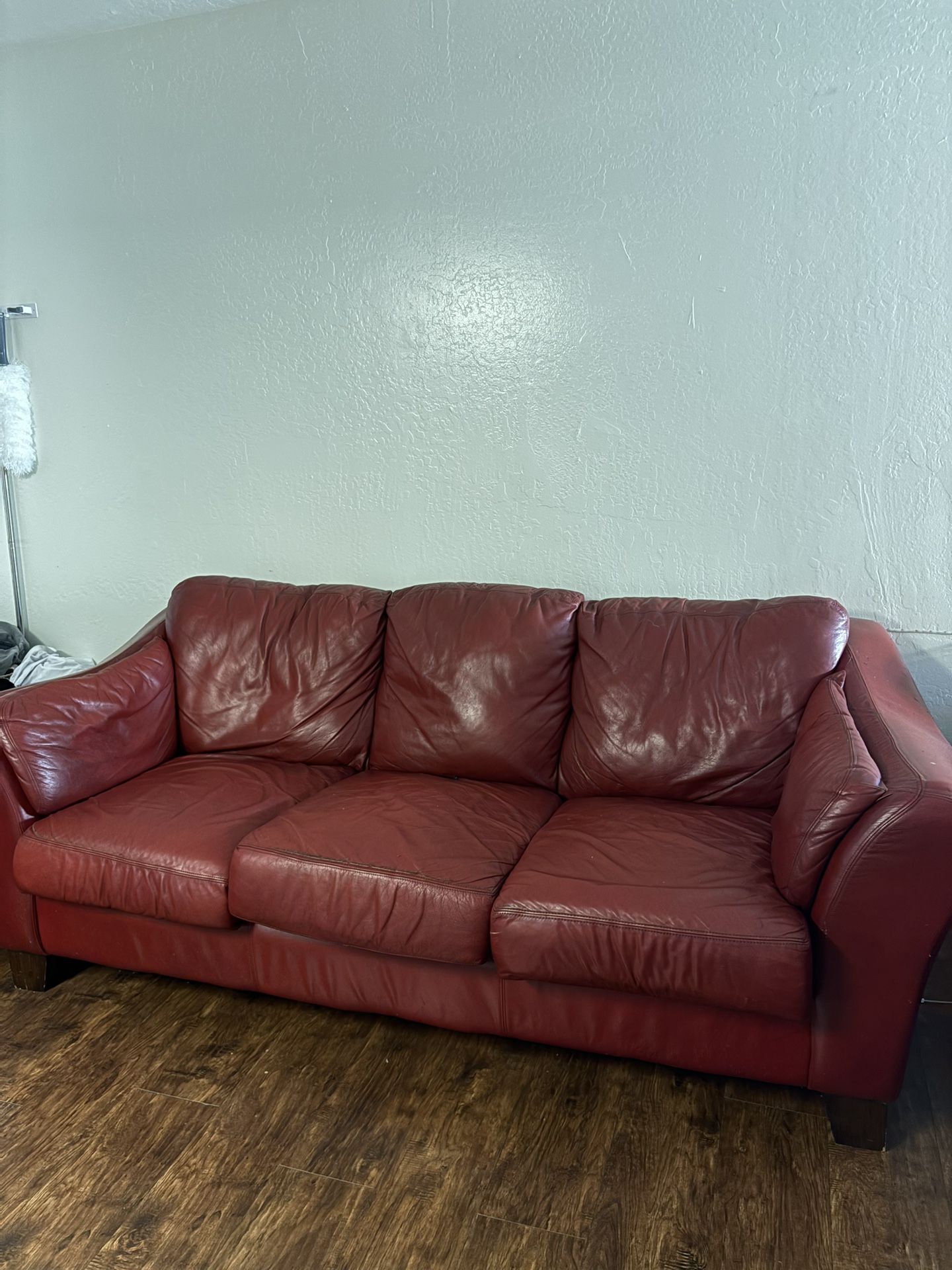 Red Velvet Couches