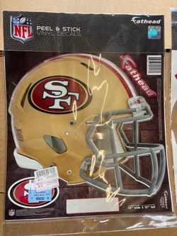 Niners 49ers Fathead Sticker Set