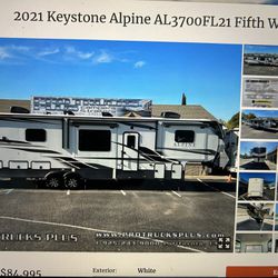 2021 Keystone Alpine AL3700FL21 Fifth Wheel