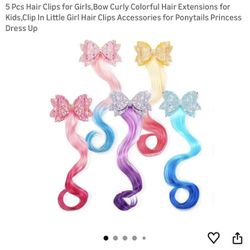 6 Unicorn Hair Clip For Girls