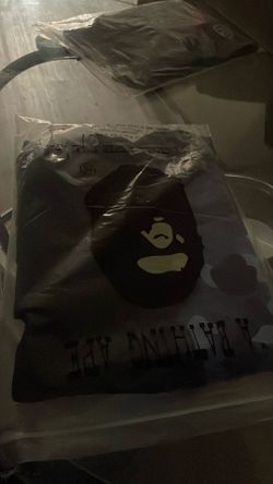 blue bape shirt