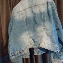 Plus Size Women Jean Jacket OBO 