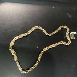 Gold Rope Bracelet 