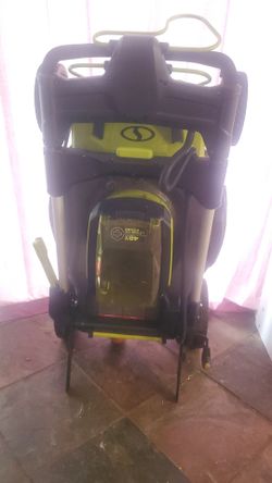 Self propelled electric mower